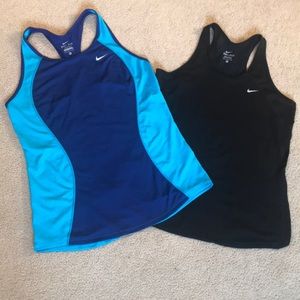 2 Nike dry fit running shirts